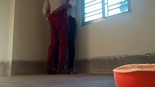Real Student 18+ Make Doggy Style Duck At College Campus