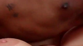 Blonde MILF gets her precious twat banged and jizzed by big black cock