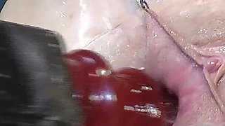 Far Spread Pussy Fucked by Machine 328 E