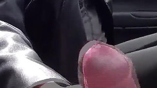 OMG! Stranger caught jerking off! Suddenly he stood there with his huge cock