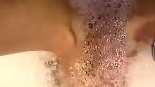 Melove Blue Nail Polish Toes Taking a Bath
