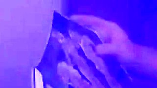 Mistress Strokes with Black Latex Gloves