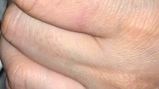 Friend's step mom sneaks at night into step son room and handjob his dick