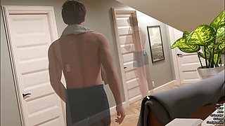 LOCKED IN THE BATHROOM WITH A HOT MATURE