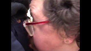 Granny Blowjob in Park - Outdoor Taboo Family Fun