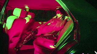 Nude asian teen up for a latenight drive