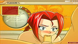 Animation nymph with crimson hair, Lara Obscene is having rectal hump with one of her homies