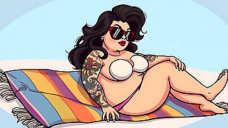 Sexy Tattoo Art Bikini Babes