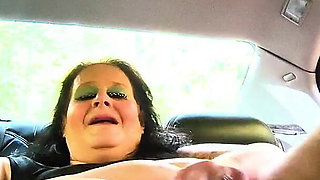 Cheating and Sneaky to the Cars Backseat She's Squirting Heaos