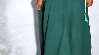 3rd Day of Young Tight Boobs Bhabhi Playing with Self