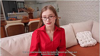 Fuck Me If You Pass The Exam! Horny Teacher Keeps Promise And Fucks Student 18+ With Creampie!