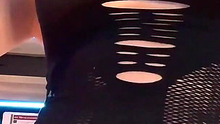 Cris Bathory Smearing Herself in Oil