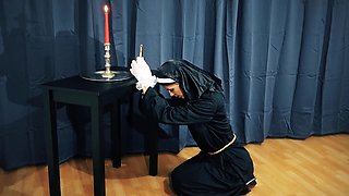 Nasty Nun Is Punished with Deepthroat and Hard Anal Fuck - Halloween Video 2024