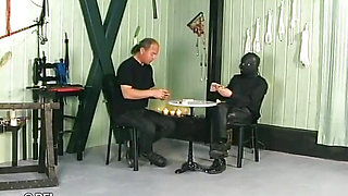 Masked chick punished and dominated hard