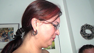 German Retro MILF Threesome
