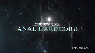 Hard Anal for Sexy colombiana Carla castro with ball deep Anal