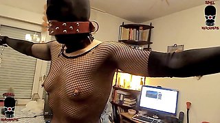 Meat for Use - Bullwhip Hard Whipping and Fucking Chained and Cock Gagged Slave Slut