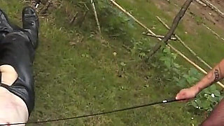 BDSM Male Sex Slaves Getting Whipped by Mistress