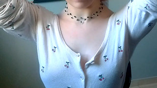 Just a cute girl .The  Unboxing of my first lingerie in my life I barely speak english that time,but i hp u feel the excitement