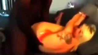 Blonde Milf in Heels Takes BBC Creampie