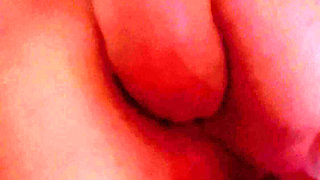 I caress my ass before going to bed