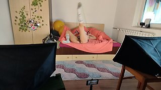 Amateur Mom Doing Yoga Naked, Hairy Pussy, Big Ass, Big Tits. Amateur Brunette Vibrator Massage Naked.