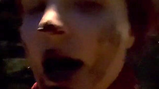 Licking Mud, Spit From Path, Walking with Dirt on Face and Tits