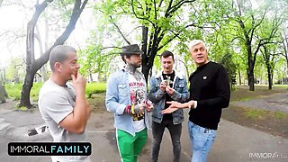 Matt and Porno's gangbang scene