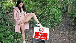 See Inside My Pussy When I Am Naked Outdoor