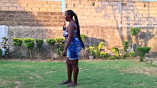 Lustful black BBW pissing porn filthy video