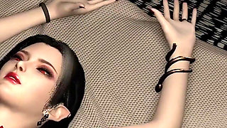 3D Big Boobs Sexy Cosplay Bride Naked Her Perfect Ass Got Fucked so Hard