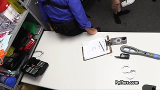 Braless petite nympho gets caught on purpose