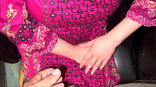 Pakistani Hot wife and me playing sex 1st in friend house