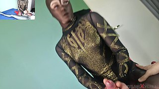 POV Elena Clark Leotard Masturbation