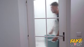 Lia Lin gets stuck in a washing machine and takes on Michael Fly's massive rod