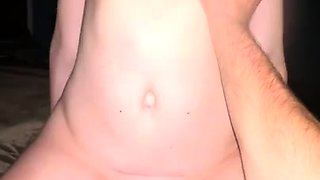 My wife pours milk from her big breasts on me during forepla