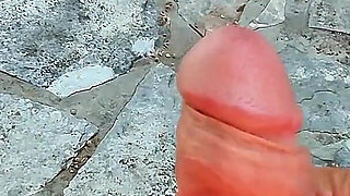 Dick Flash! We Got Caught! Teacher Handjob Nude at the Sea in Croatia! - Misscreamy
