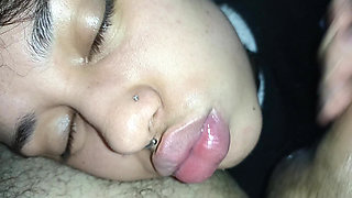 HOT YUMMY CREAMPIE RUNNING DOWN HER SLUT FACE