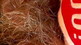 Big Feet and Hairy Bush in Panties