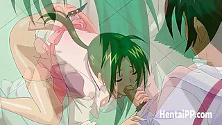 Uncensored Green Hentai Babe - Full on  HentaiPP.com