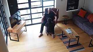 Hot MILF Black Swan Fucks Her Sugardaddy Hard in Penthouse - Big Ass, Doggy Style & Cum on Asshole