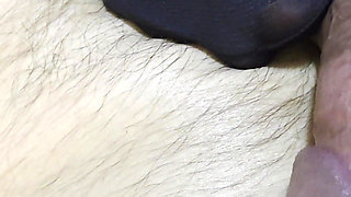 15 Mins of Stocking Feet Rubbing Throbbing Dick