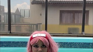 You Guys Know I Love Some Exhibition and I Love Pools Too Doing That in Cosplay Is Just so Good