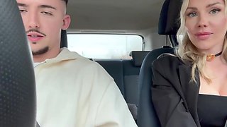 I met this gorgeous blond girl named Angie Lynx on the street and she made my cock steam