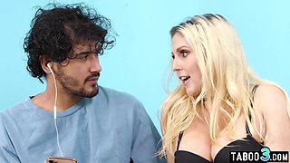 mommy encourages stepson to exercise more