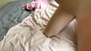 Slim teen Alice gets dicked down in her bed POV