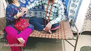 Desi Bhabhi Hardcore Fuck with Tailor - Hot Indian Sex in Kitchen