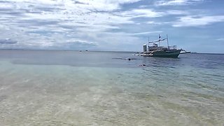 Relaxing Anus In The Soft Salty Ocean Water Before Anal Sex On The Kitchen Table