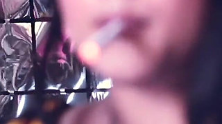 Foot Goddess Smoking & Burping