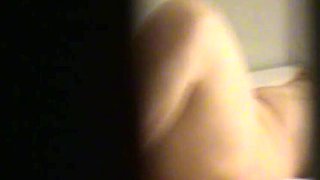 Blonde Amateur Emily Candys Caught Masturbating Behind Curtain - Hidden Camera Spy POV
